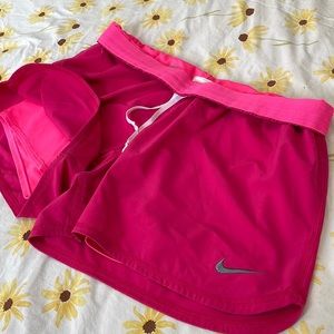 Hot pink Nike Shorts